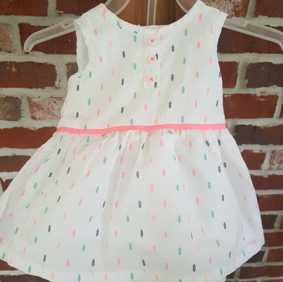 Never worn, neon tribal print Carter's dress - Picture 1 of 3